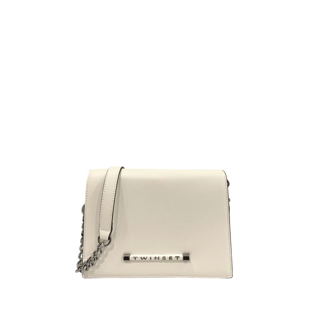 Bílá dámská crossbody kabelka z PU kůže