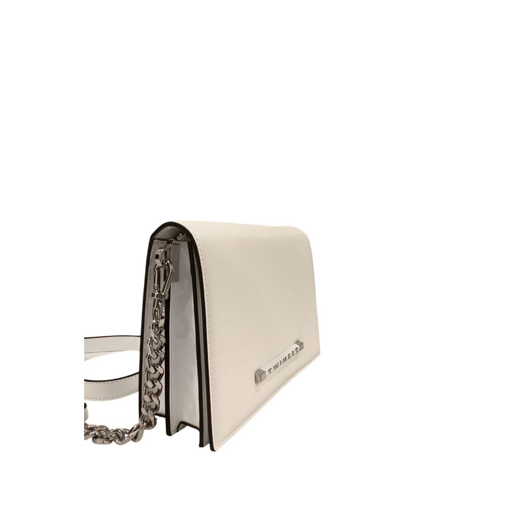 Bílá dámská crossbody kabelka z PU kůže