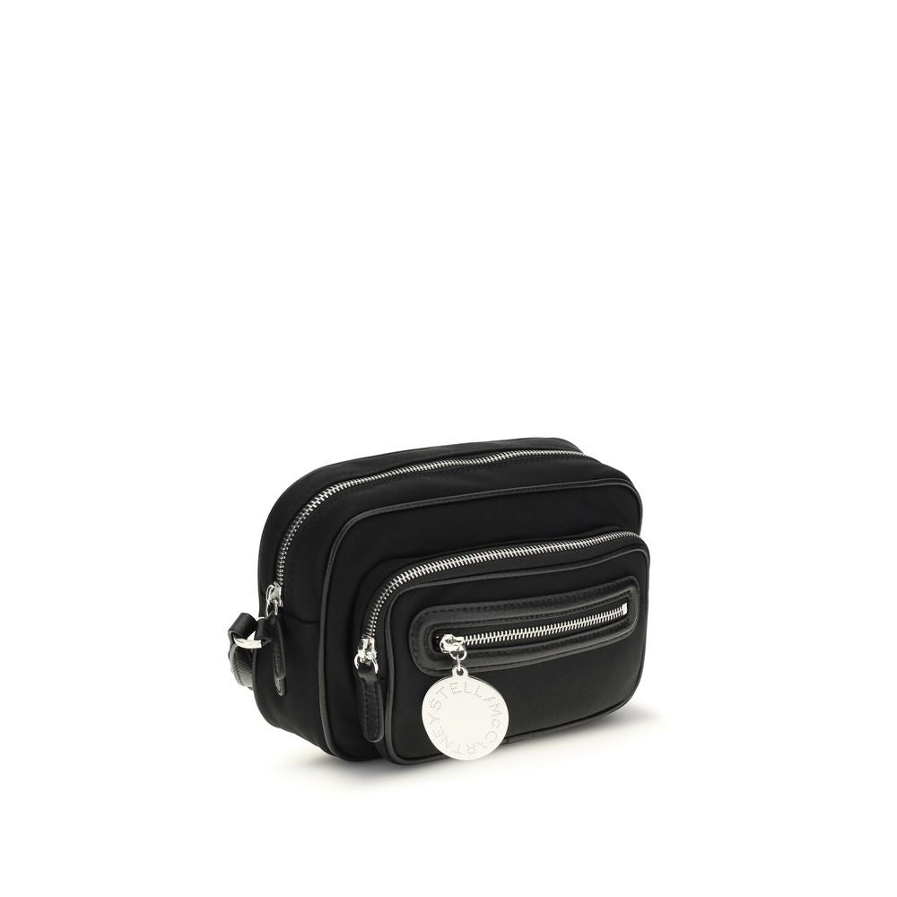 Black Polyamide Shoulder Bag
