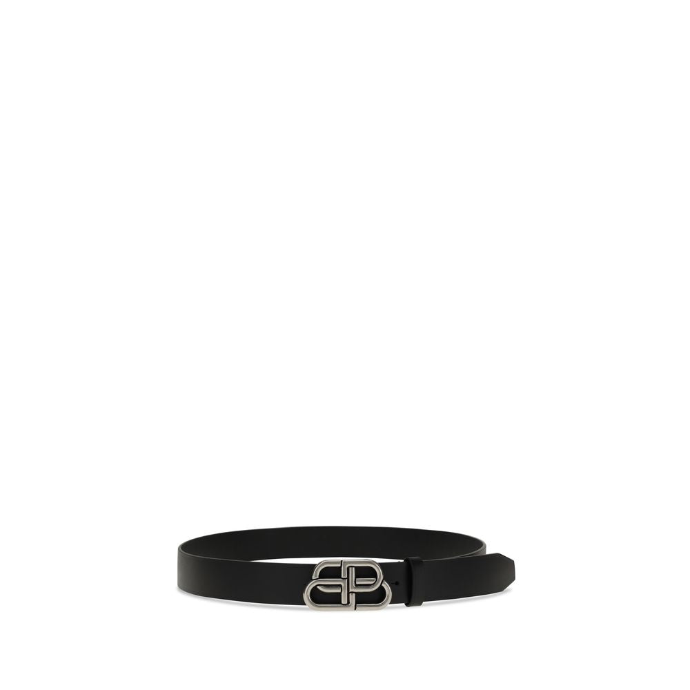 Black Calf Leather Bos Taurus Belt