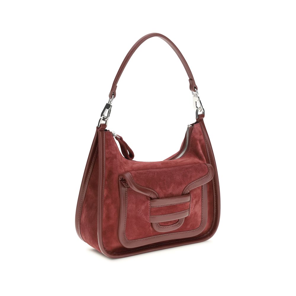 Bordeaux Calf Leather Bos Taurus Shoulder Bag