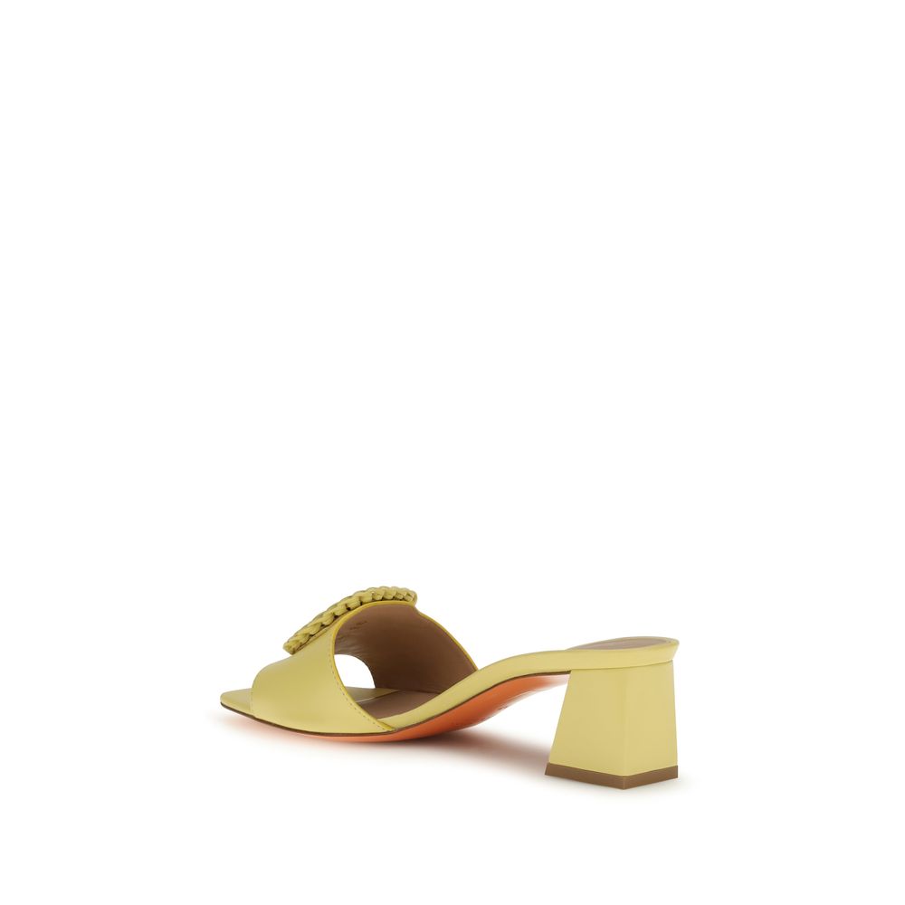 Bicolor Calf Leather Bos Taurus Sandals