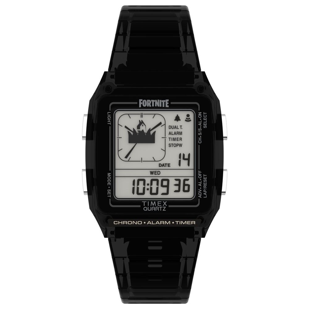 Black Rubber Digital Watch