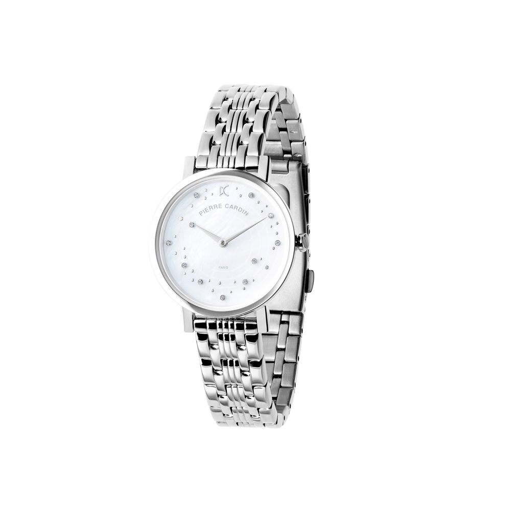 Gray Stainless Steel Dress Watch
