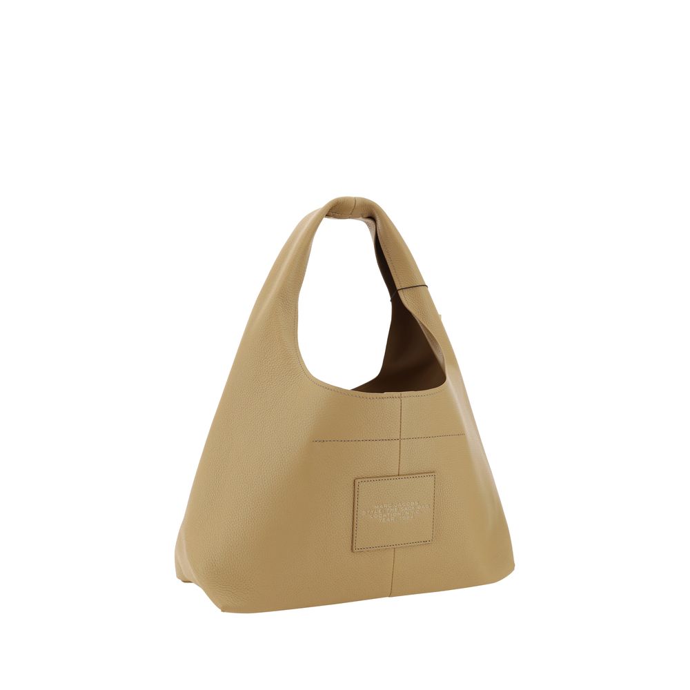 Beige Calf Leather Bos Taurus Shoulder Bag