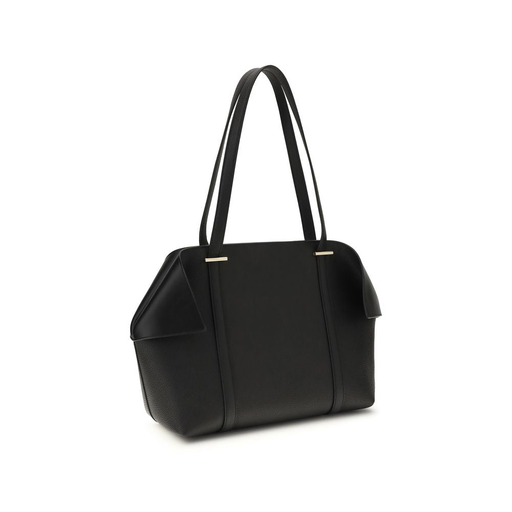 Black Calf Leather Bos Taurus Shoulder Bag