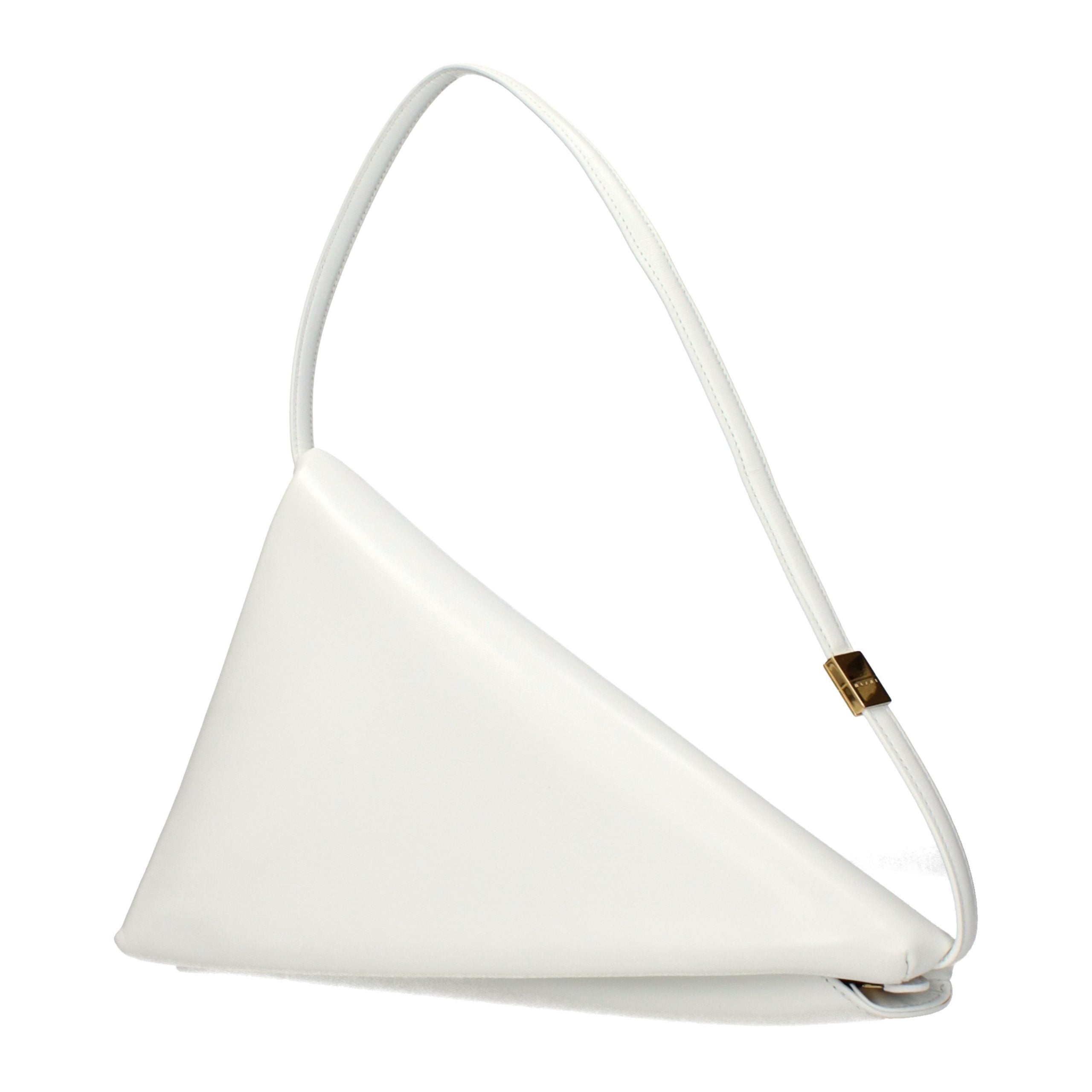 White Leather Shoulder Bag