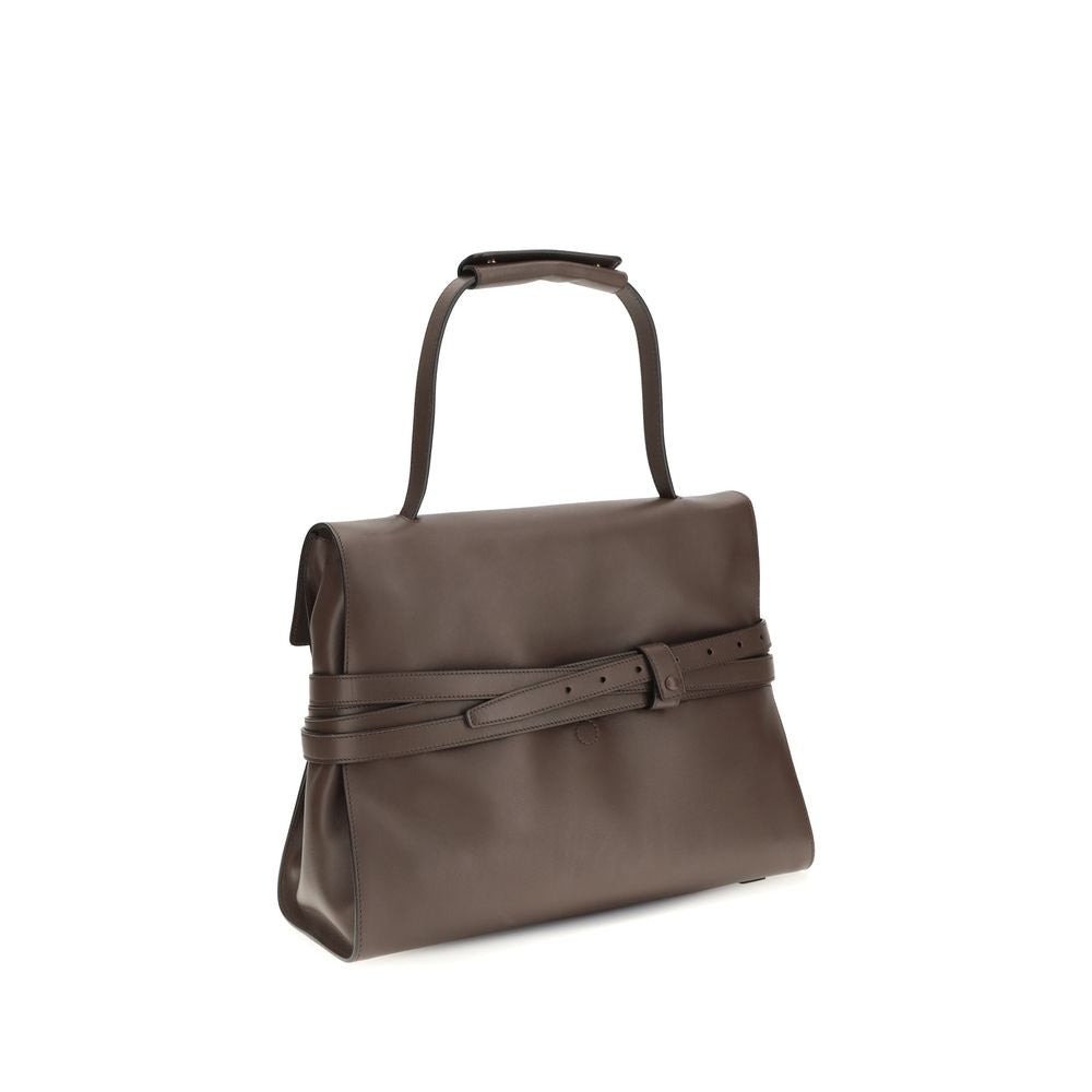 Brown Calf Leather Bos Taurus Handbag
