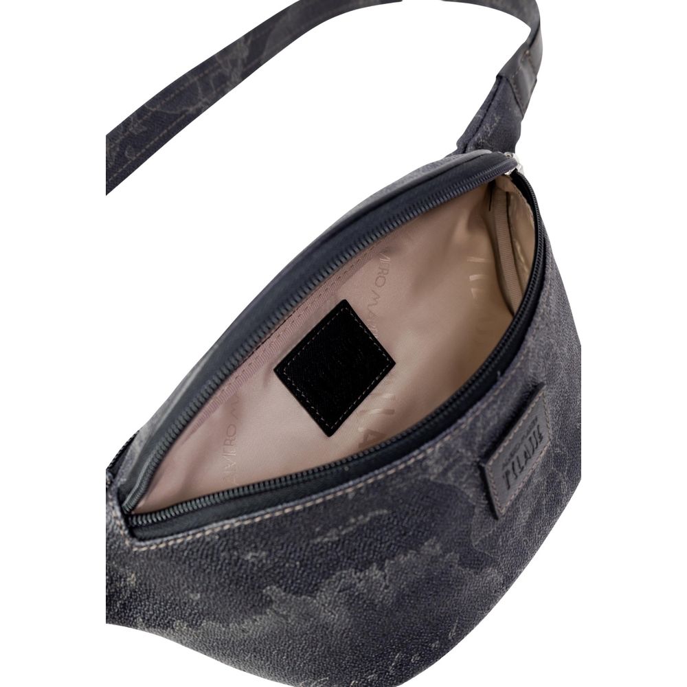 Black Polyester Belt Bag