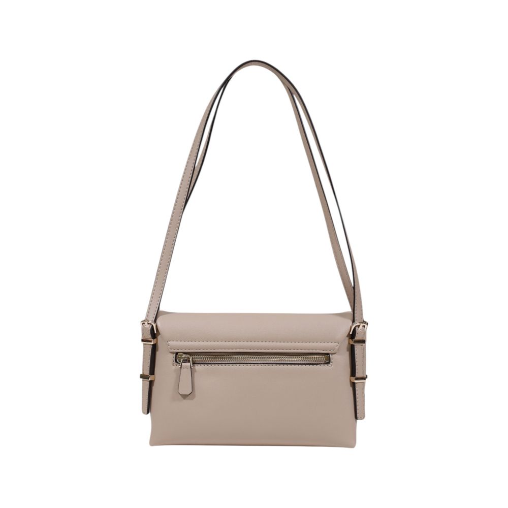 Beige Polyethylene Handbag