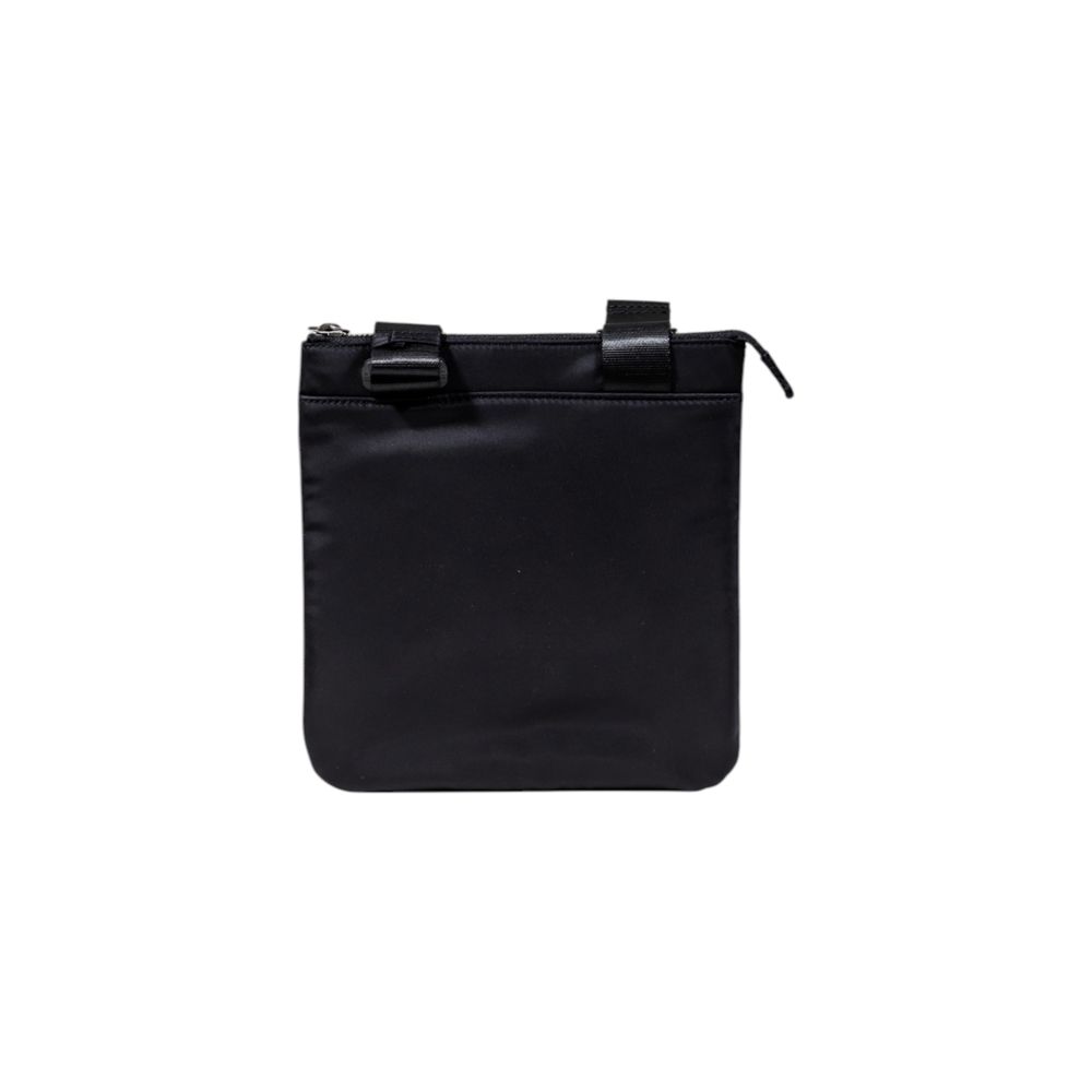 Black Polyamide Messenger Bag
