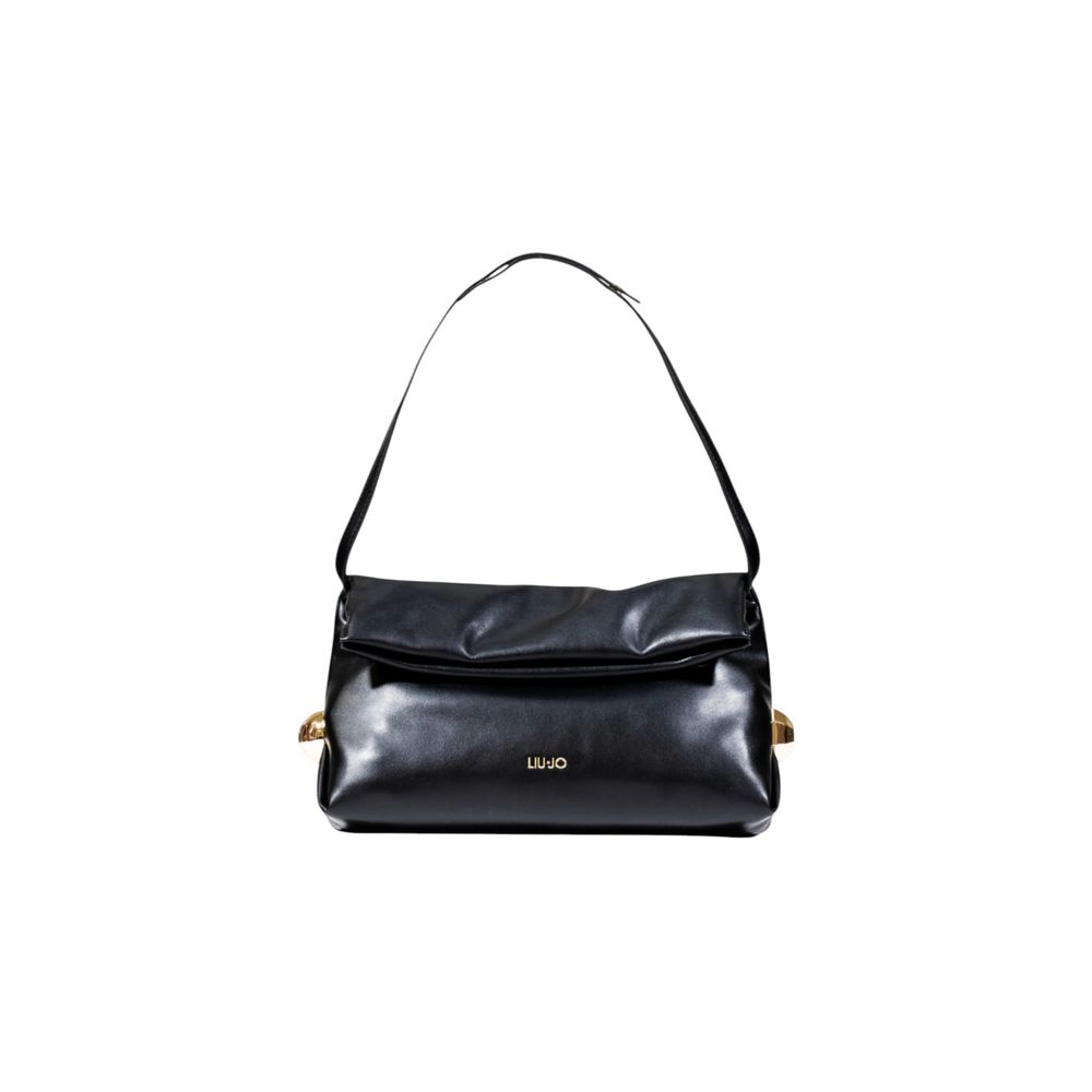 Black Polyethylene Clutch Bag
