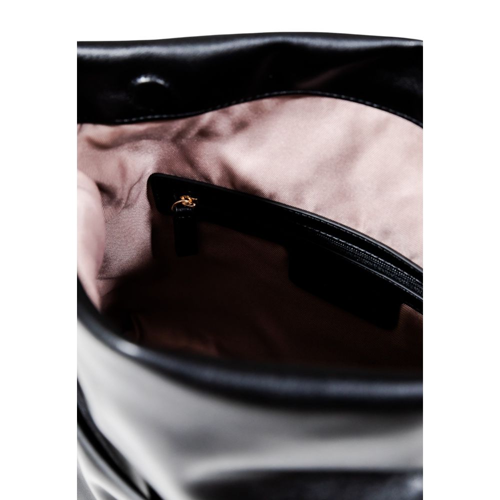 Black Polyethylene Clutch Bag