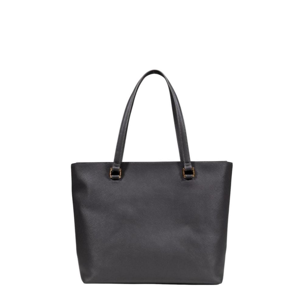 Gray Polyethylene Handbag
