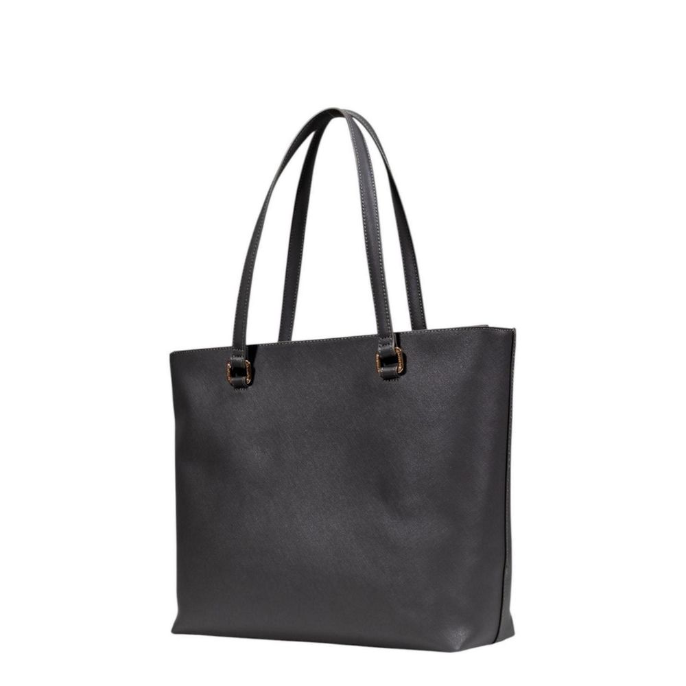 Gray Polyethylene Handbag