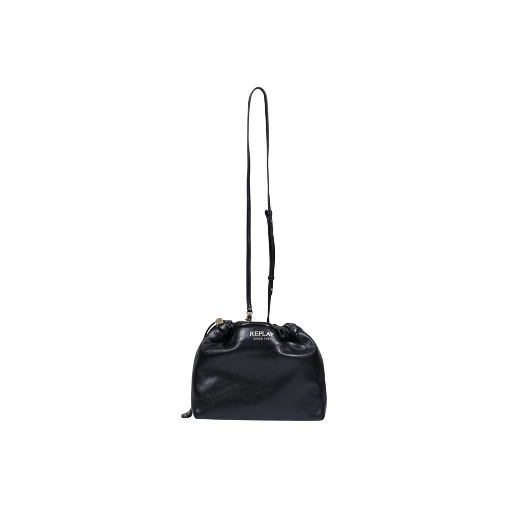 Black Polyester Handbag