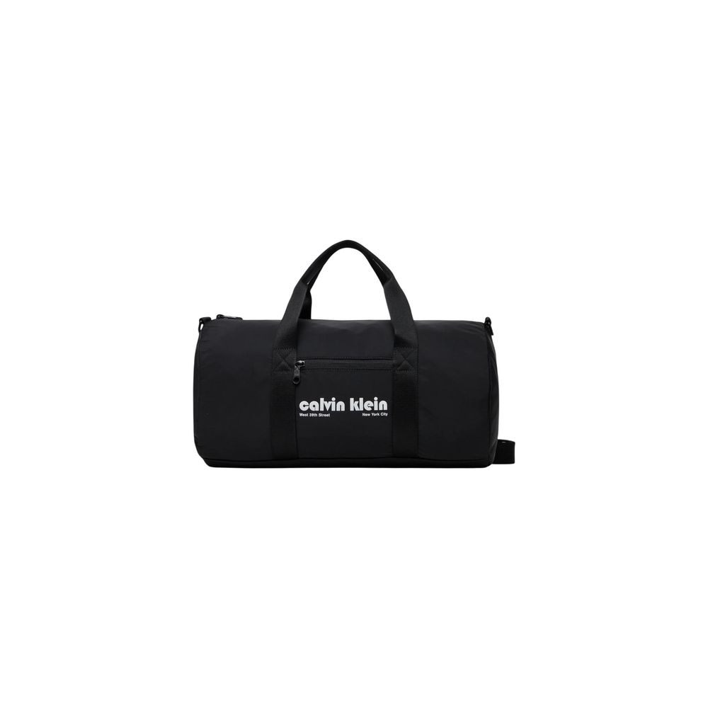 Black Recycled Polyester Duffel Bag