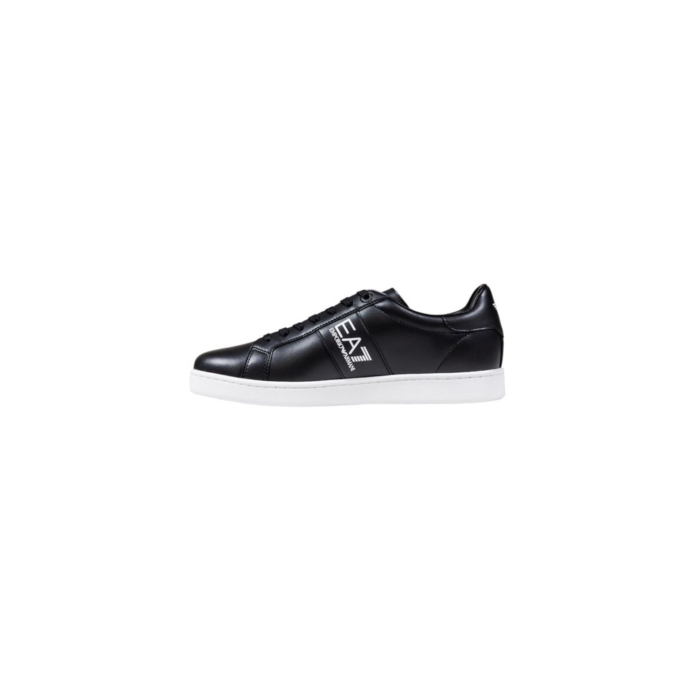 Black And White Leather Sneakers
