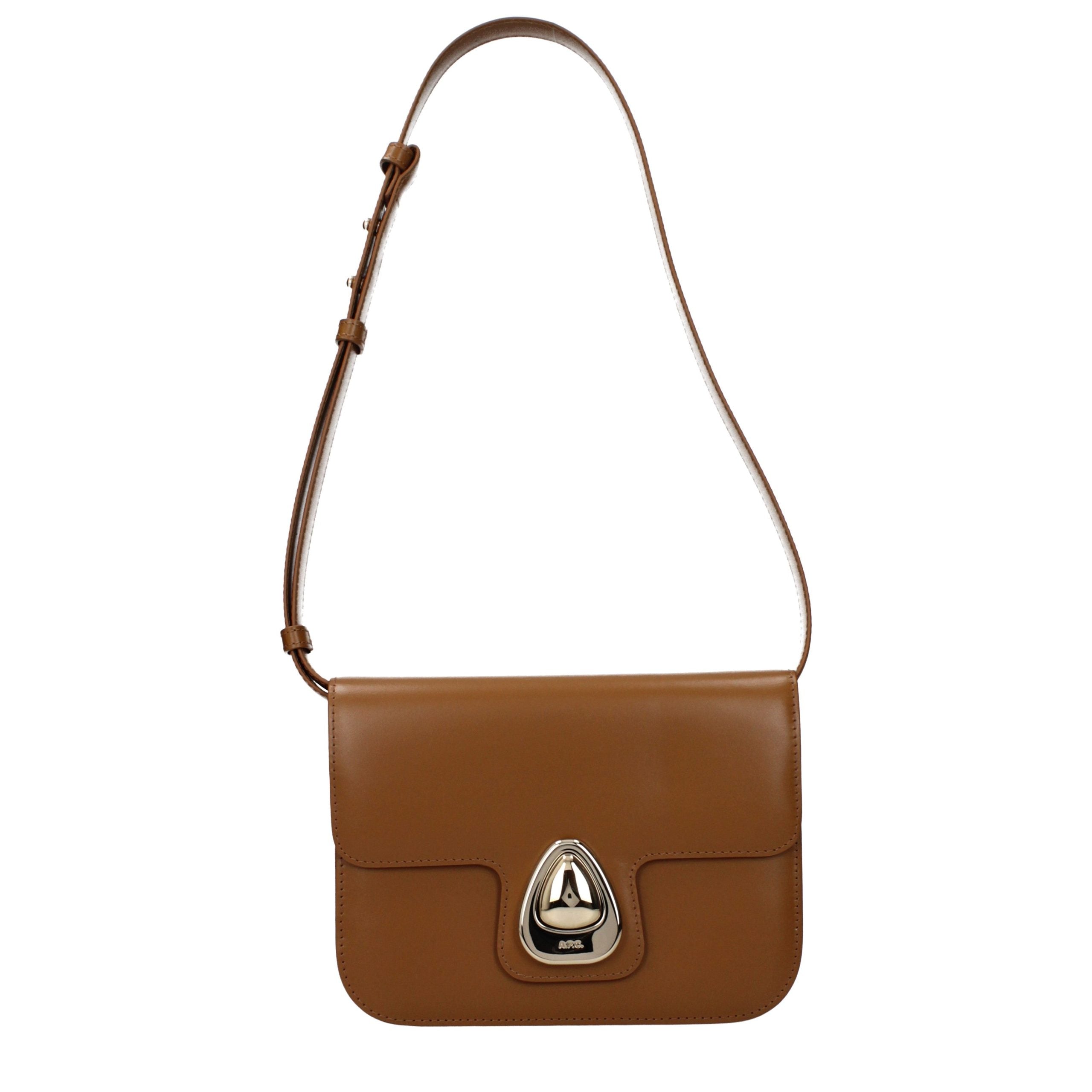 Brown Leather Shoulder Bag