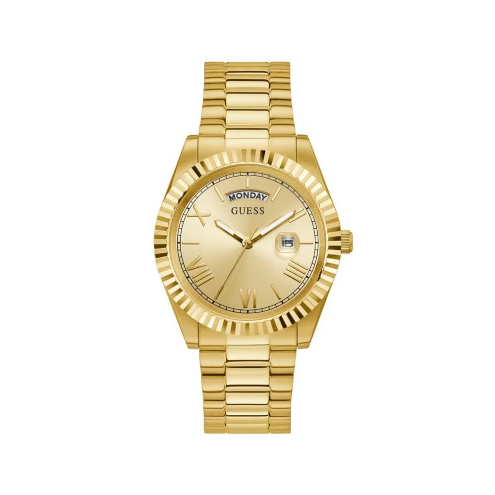 Gold Stainless Steel Dress Watch