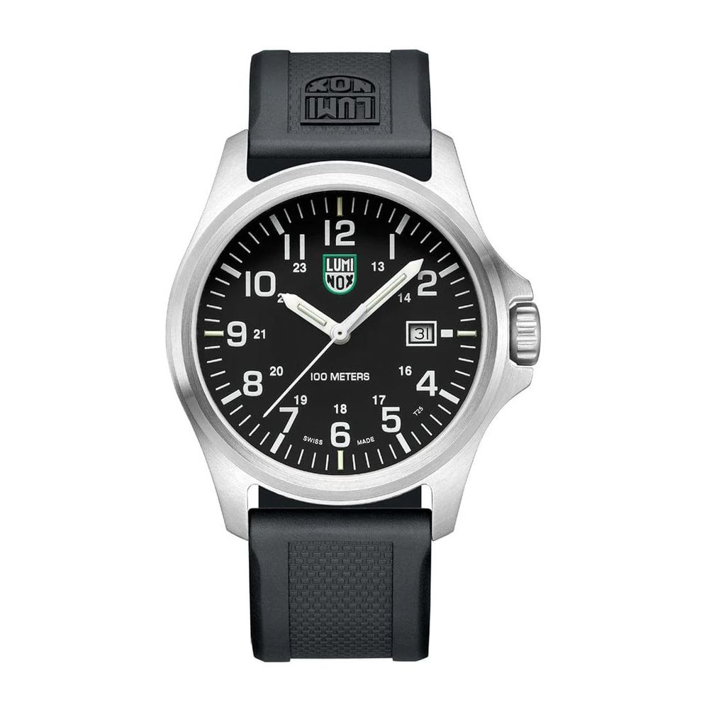 Black Resin Dress Watch