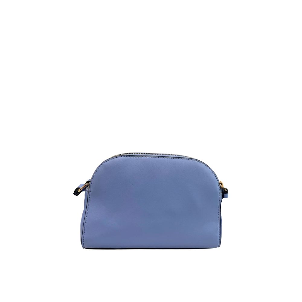Dámská modrá PU crossbody kabelka