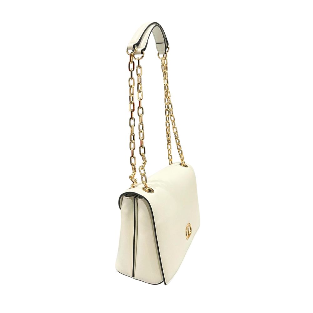 Bílá dámská crossbody kabelka z PU kůže