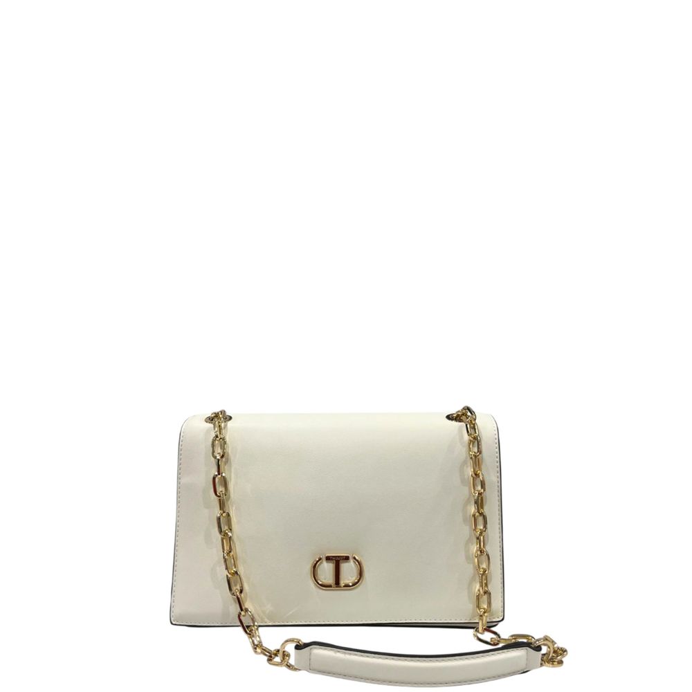 Bílá dámská crossbody kabelka z PU kůže