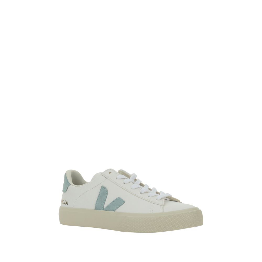 White Calf Leather Bos Taurus Low Top Sneakers
