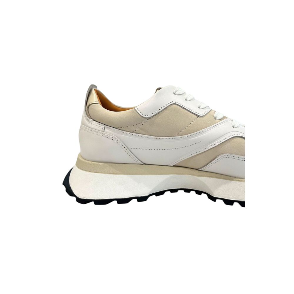 White Leather Men Sneaker