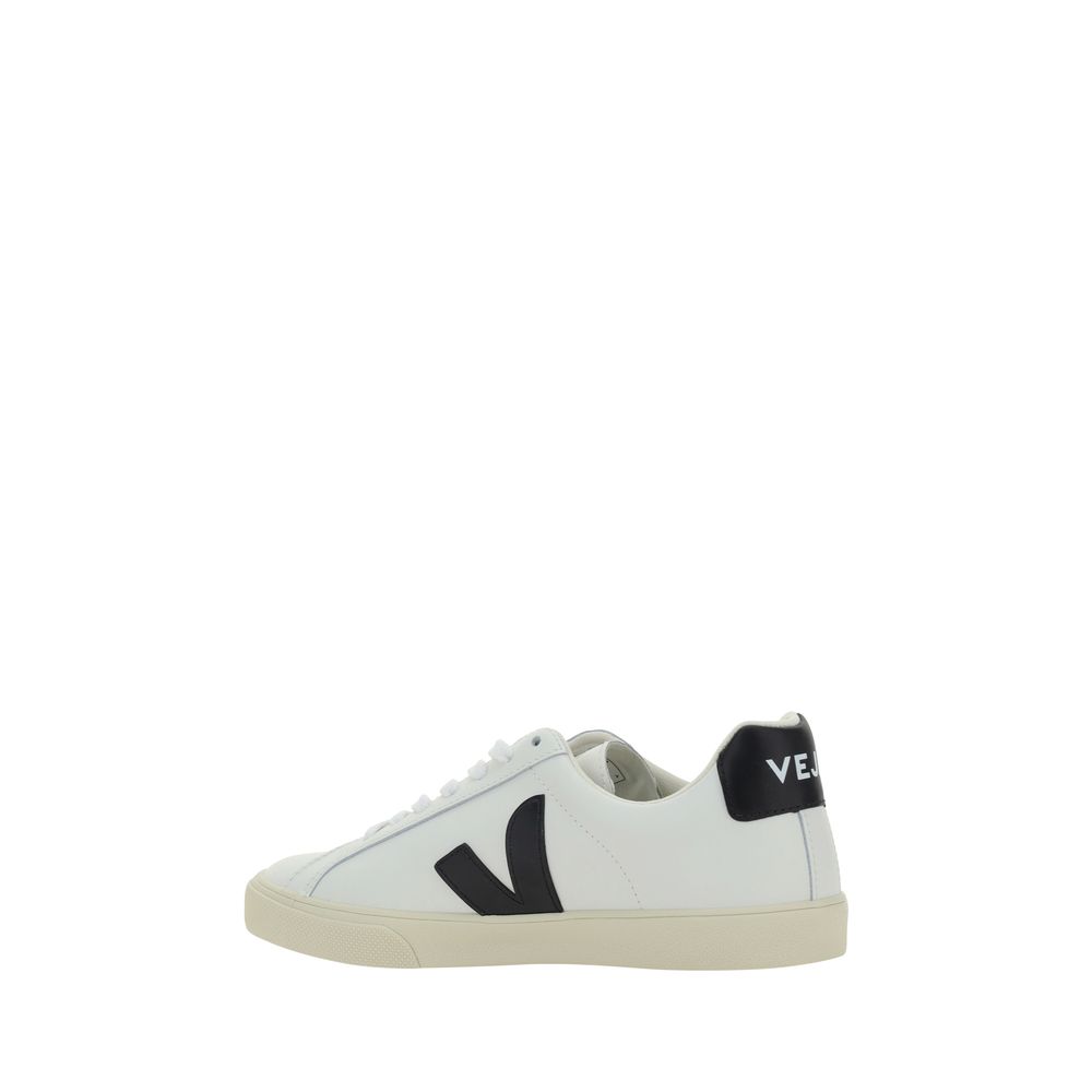 White Calf Leather Bos Taurus Low Top Sneakers