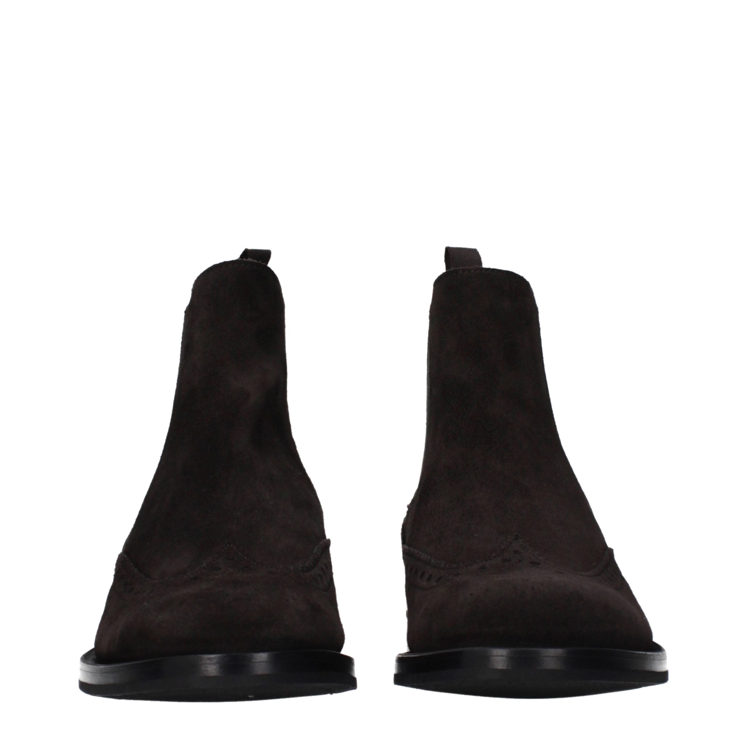 Brown Leather Ankle Boots