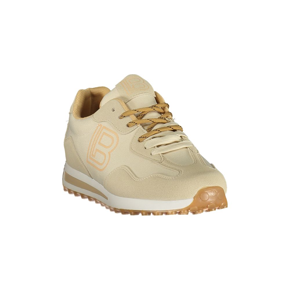 Béžová dámská obuv typu sneaker z polyuretanu