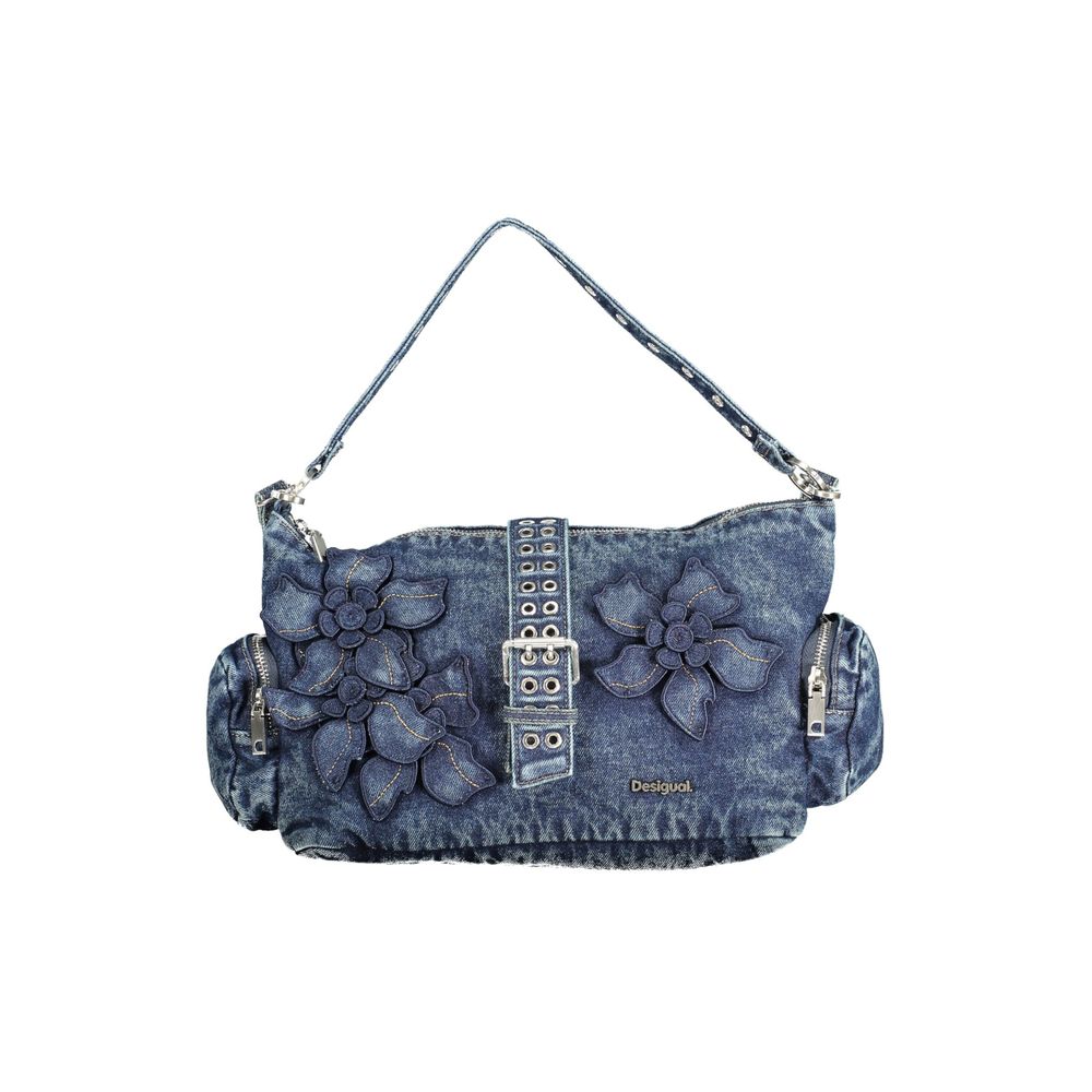 Blue Cotton Women Bag