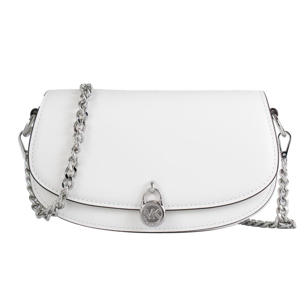White Leather Shoulder Bag