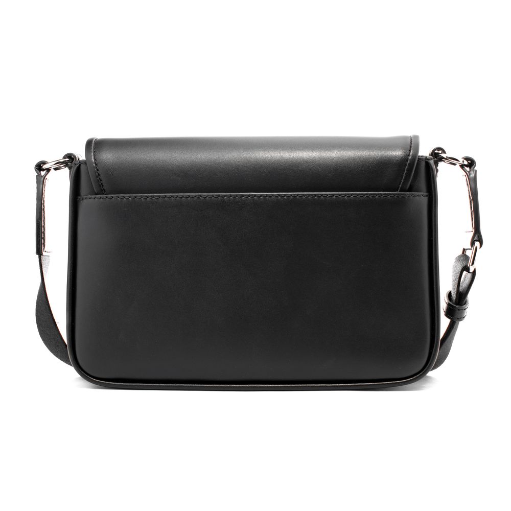 Black Leather Shoulder Bag