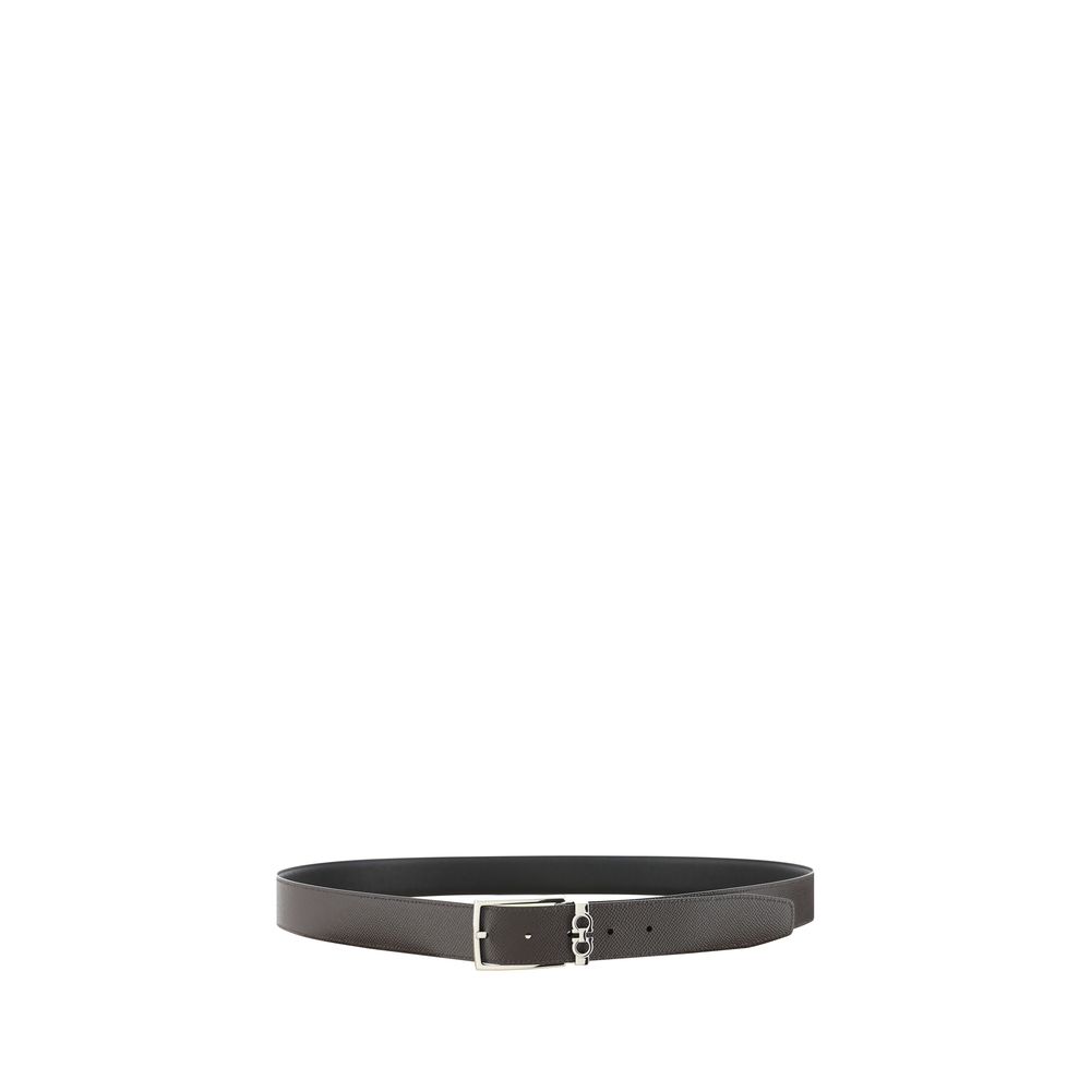 Black Leather Regular Belt