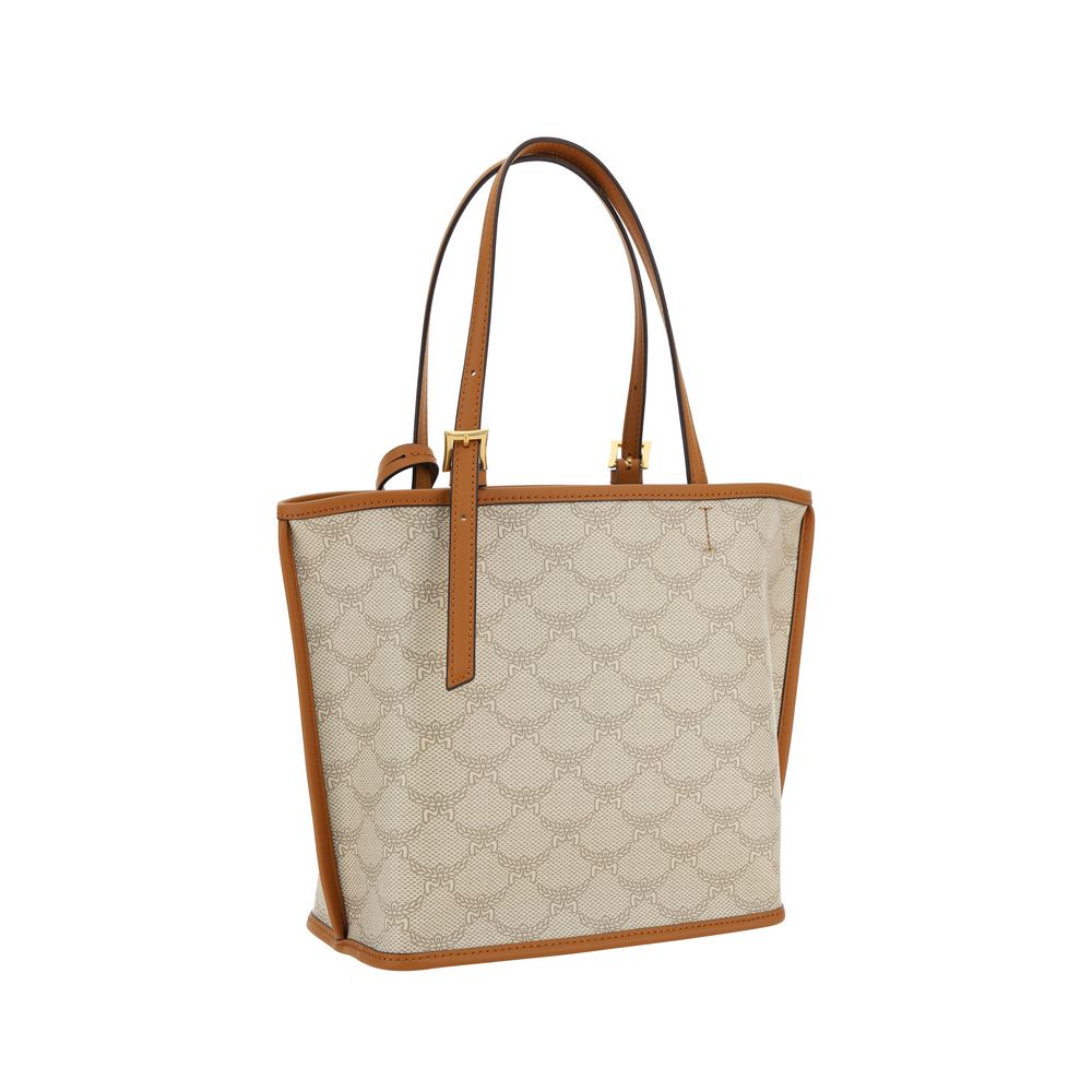 Brown Polyester Shoulder Bag