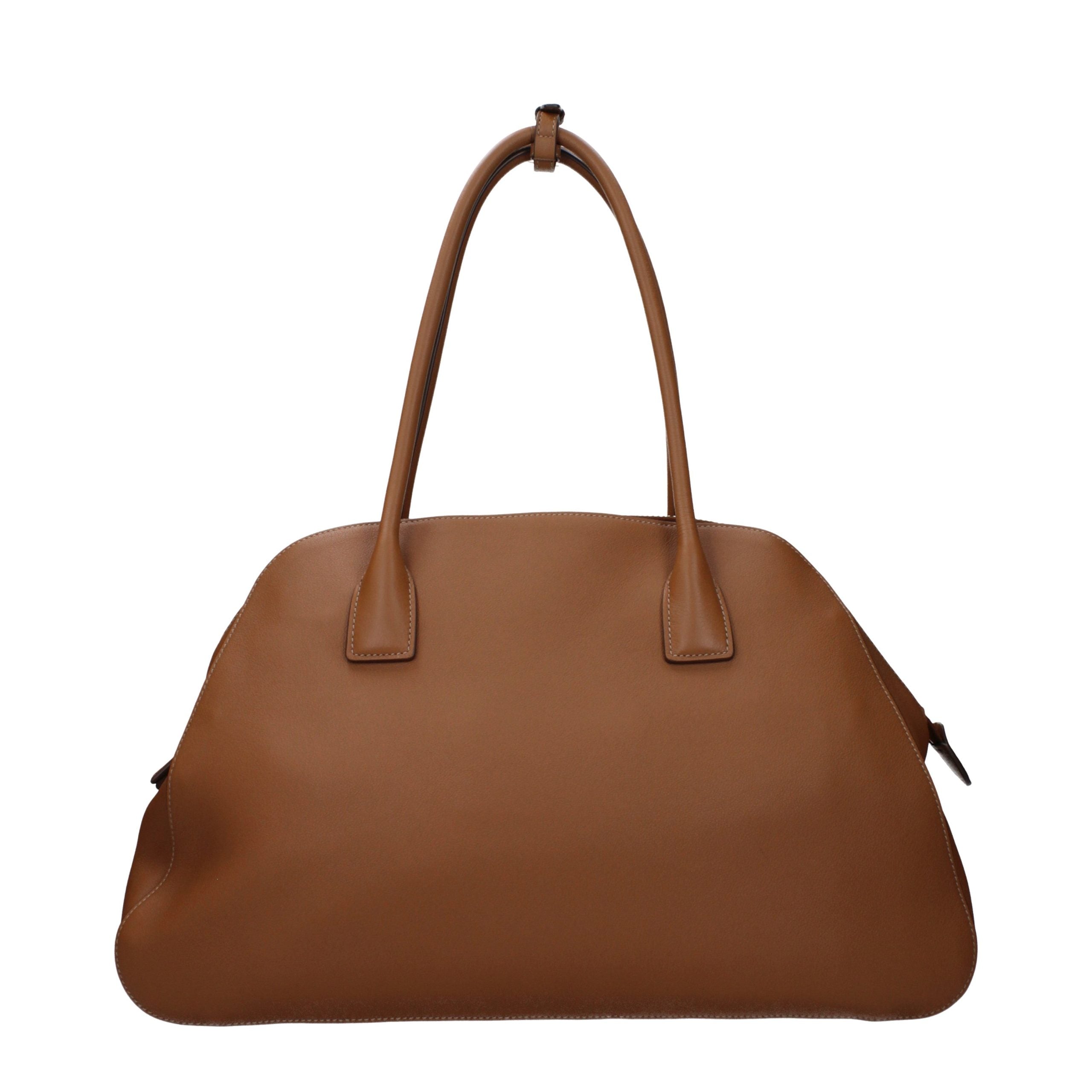 Brown Leather Shoulder Bag
