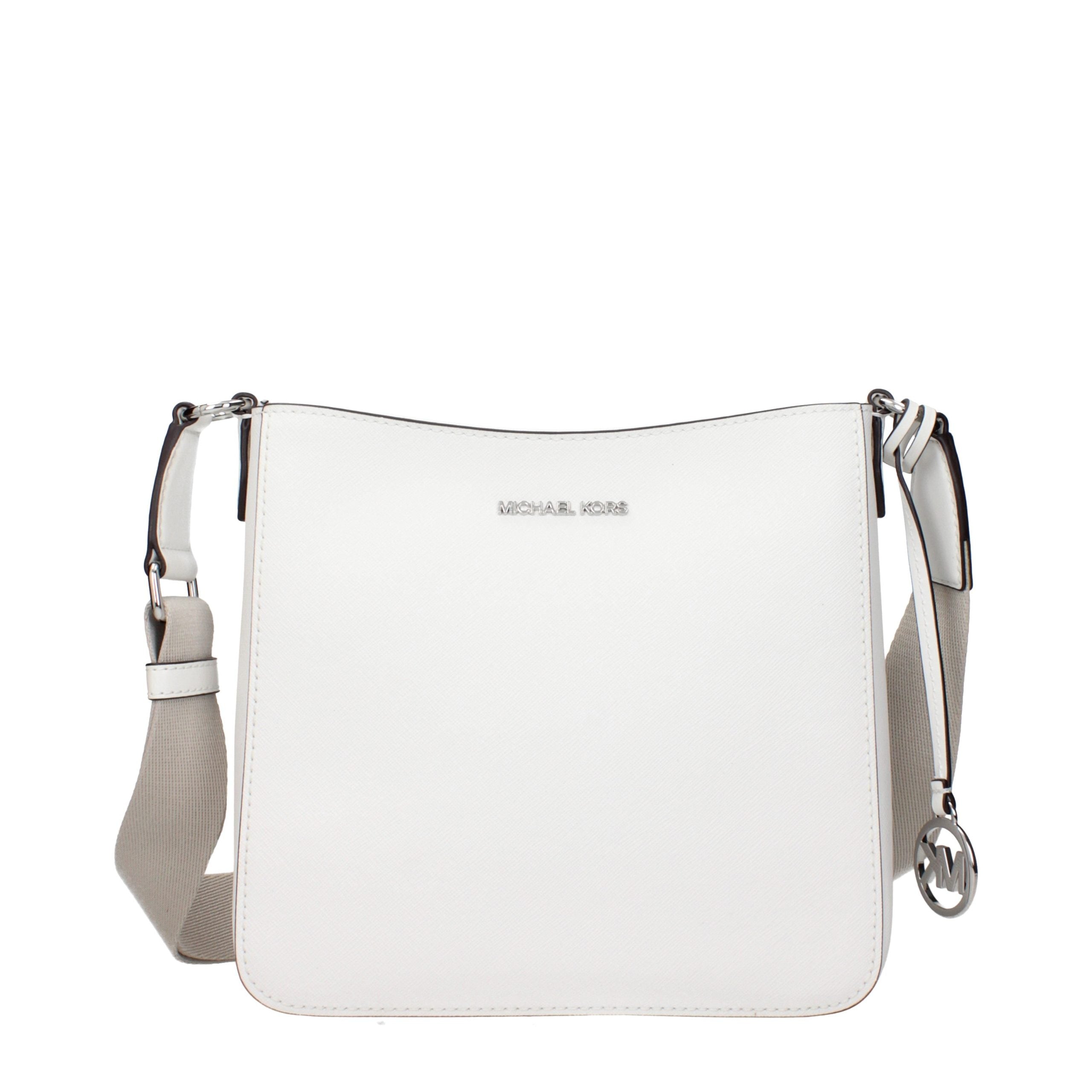 White Leather Shoulder Bag
