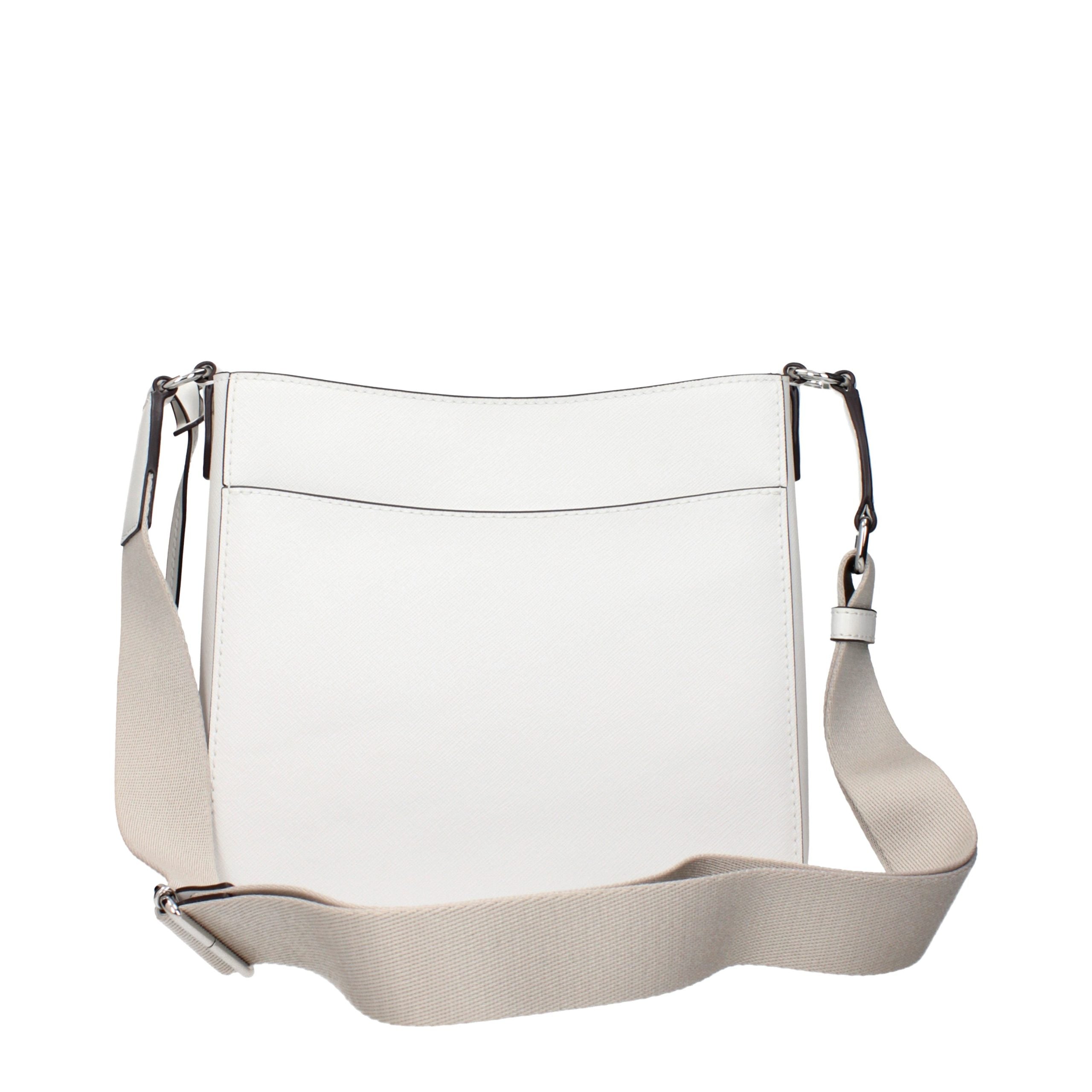 White Leather Shoulder Bag