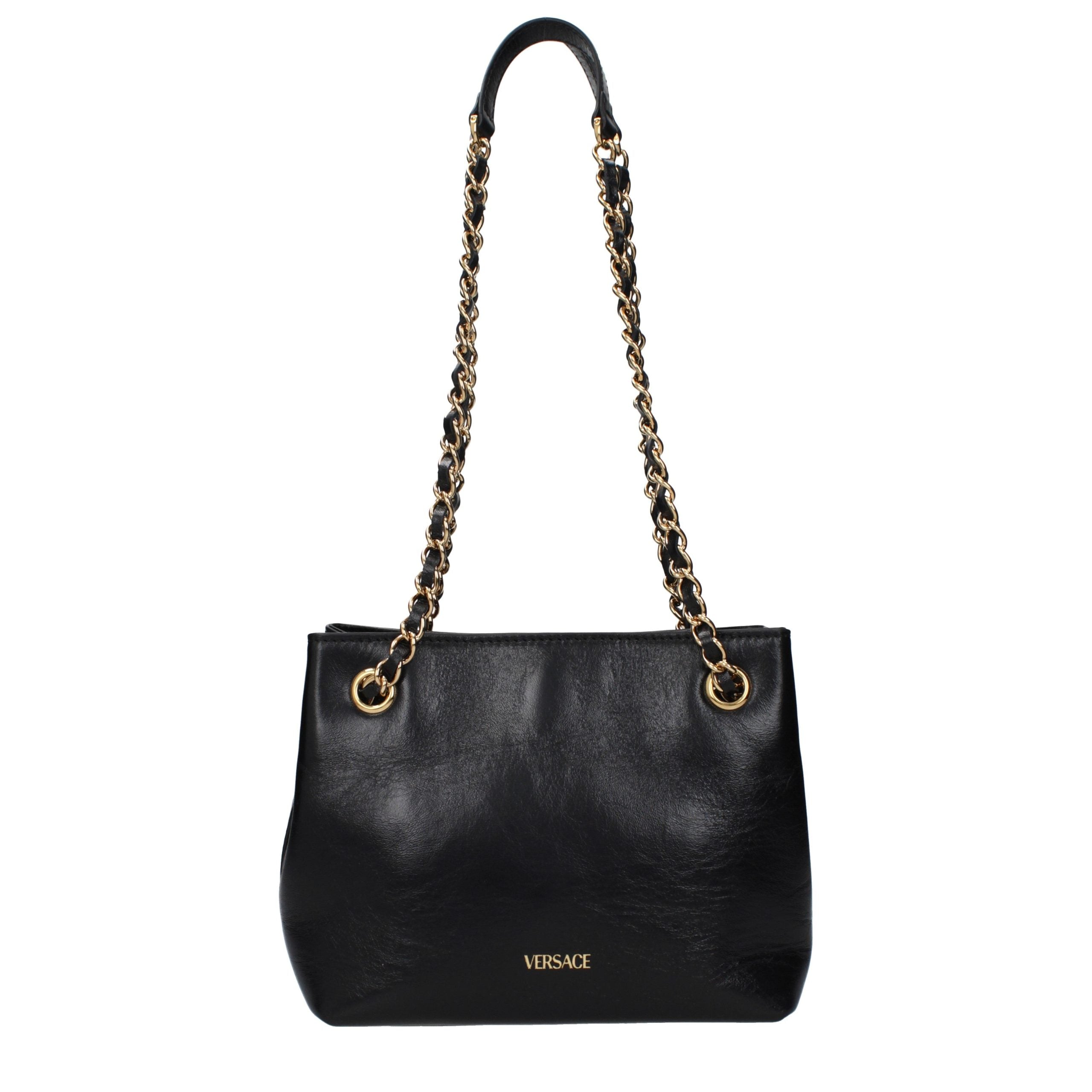Black Leather Shoulder Bag