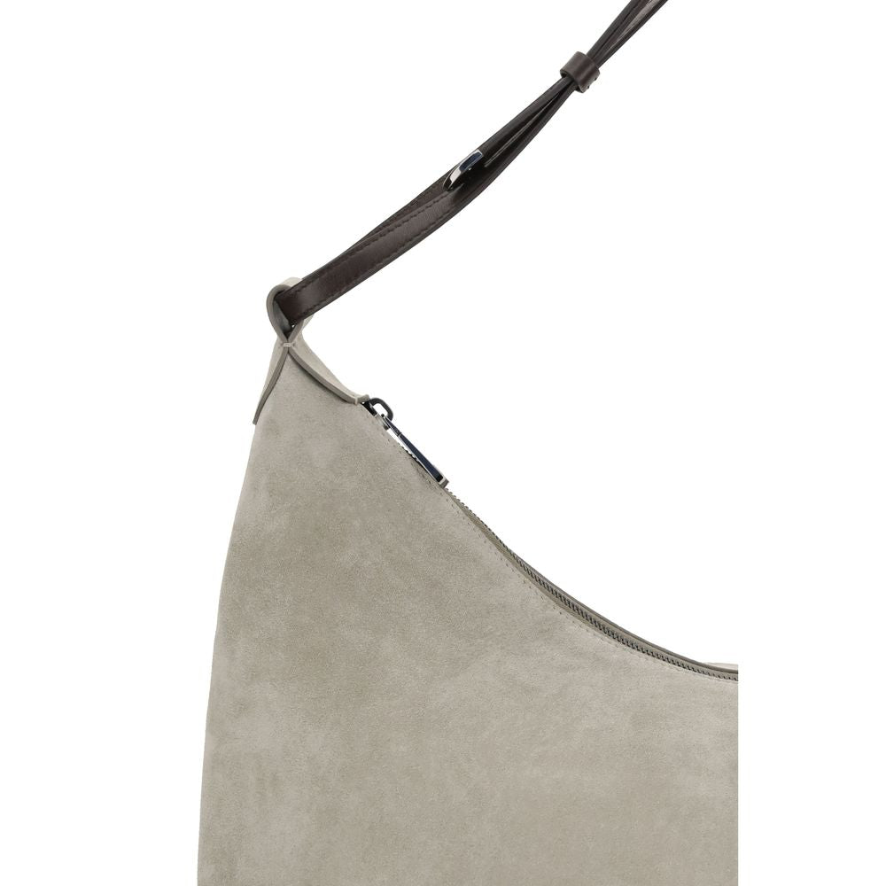 Gray Calf Leather Bos Taurus Shoulder Bag