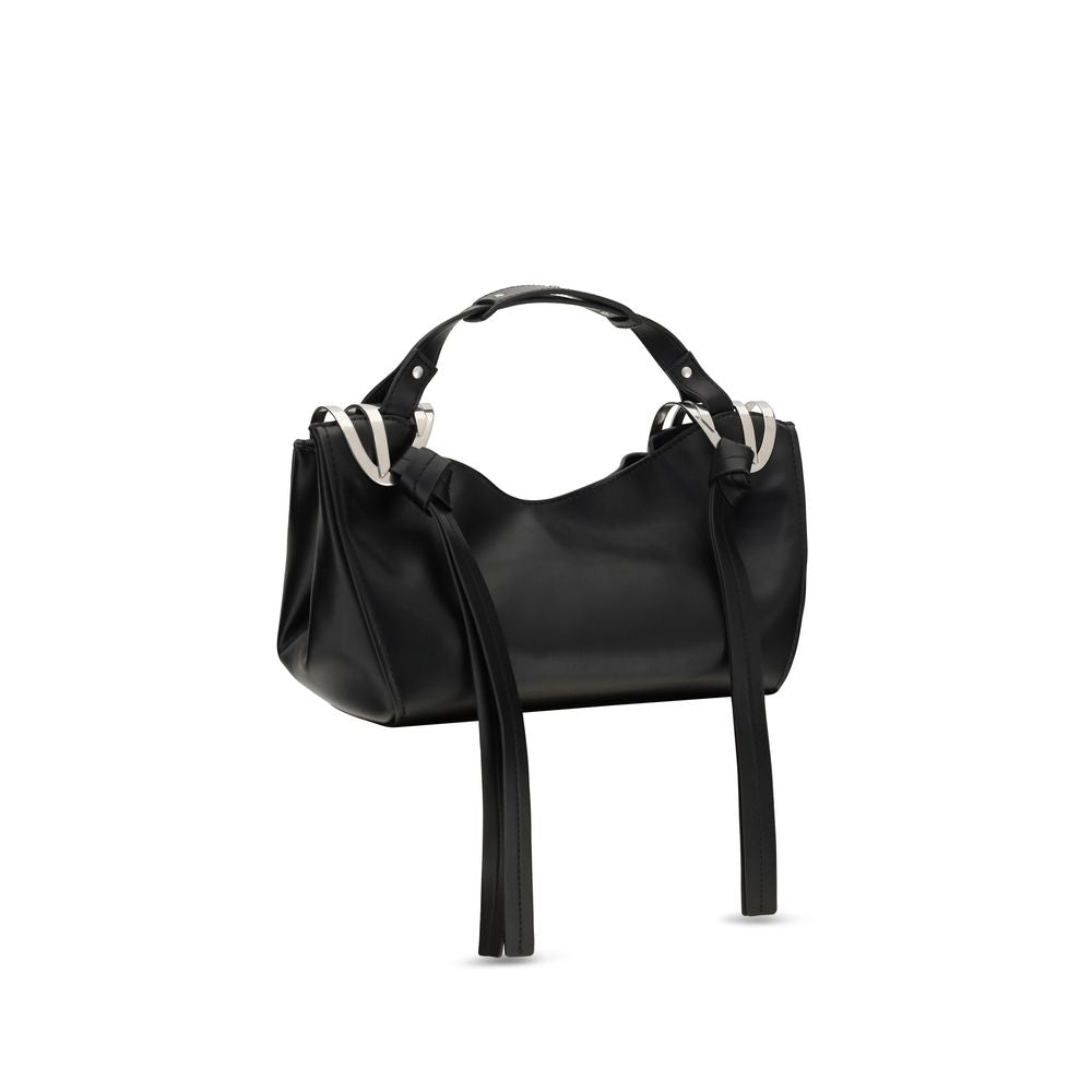 Black Calf Leather Bos Taurus Handbag