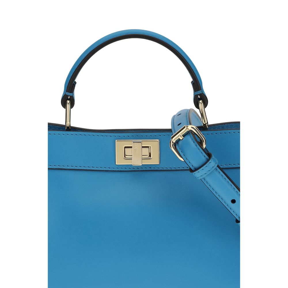 Blue Calf Leather Bos Taurus Handbag