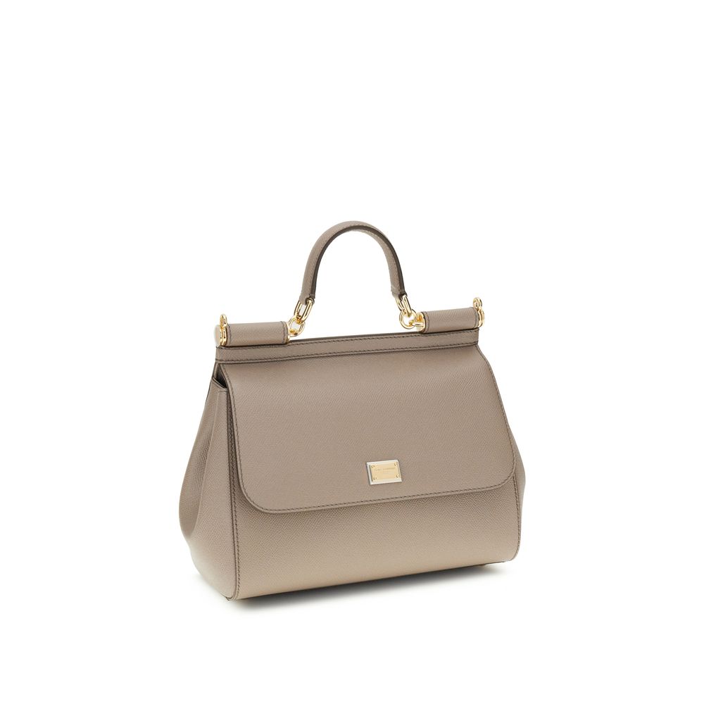 Gray Calf Leather Bos Taurus Handbag