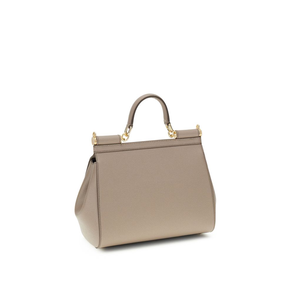 Gray Calf Leather Bos Taurus Handbag