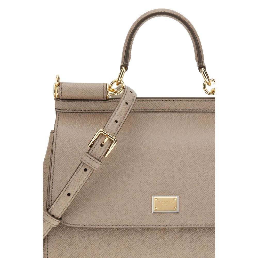 Gray Calf Leather Bos Taurus Handbag