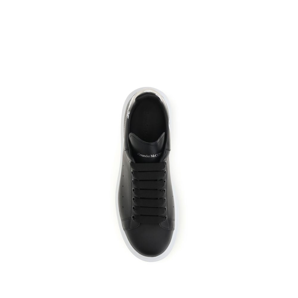 Black Calf Leather Bos Taurus Chunky Sneakers