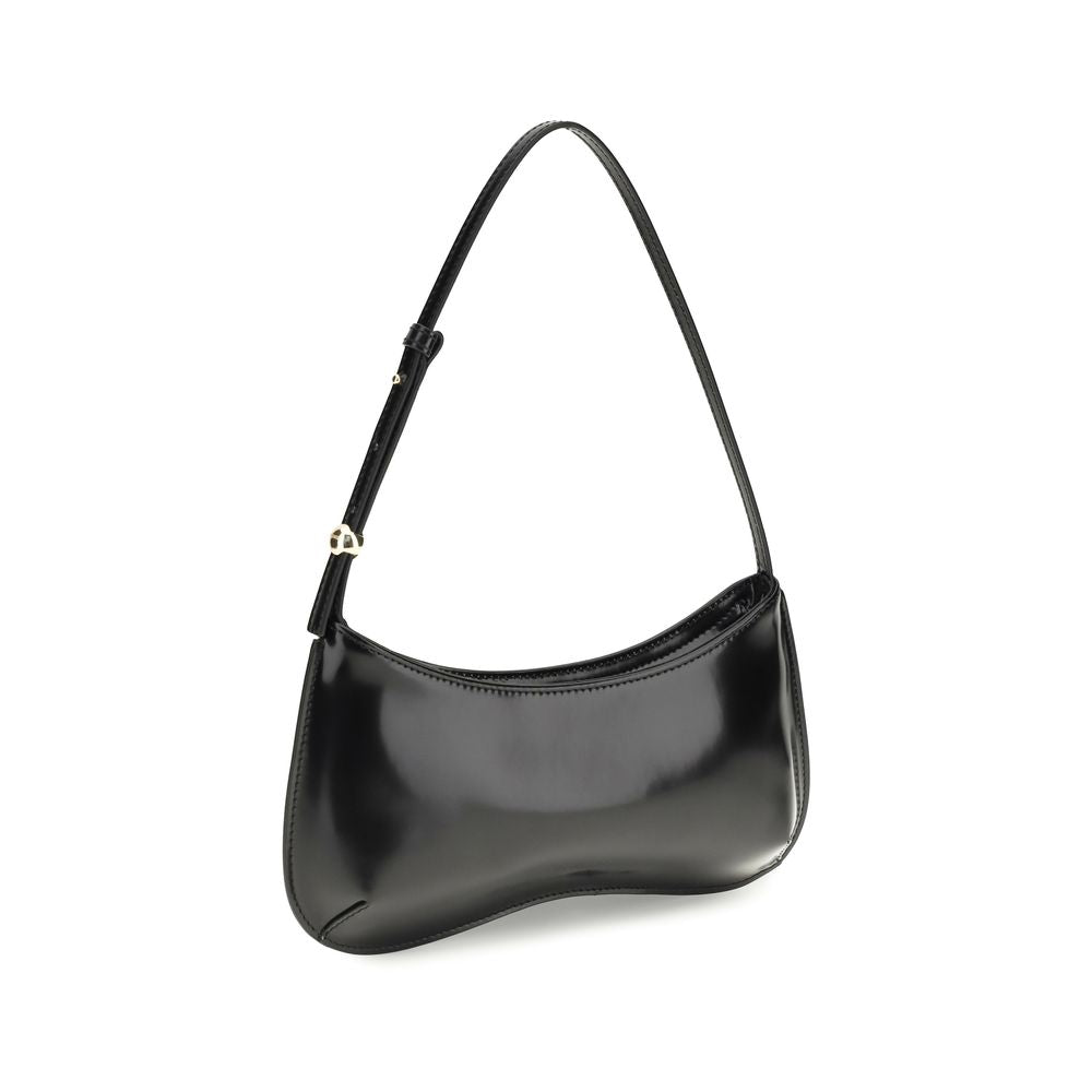Black Calf Leather Bos Taurus Shoulder Bag